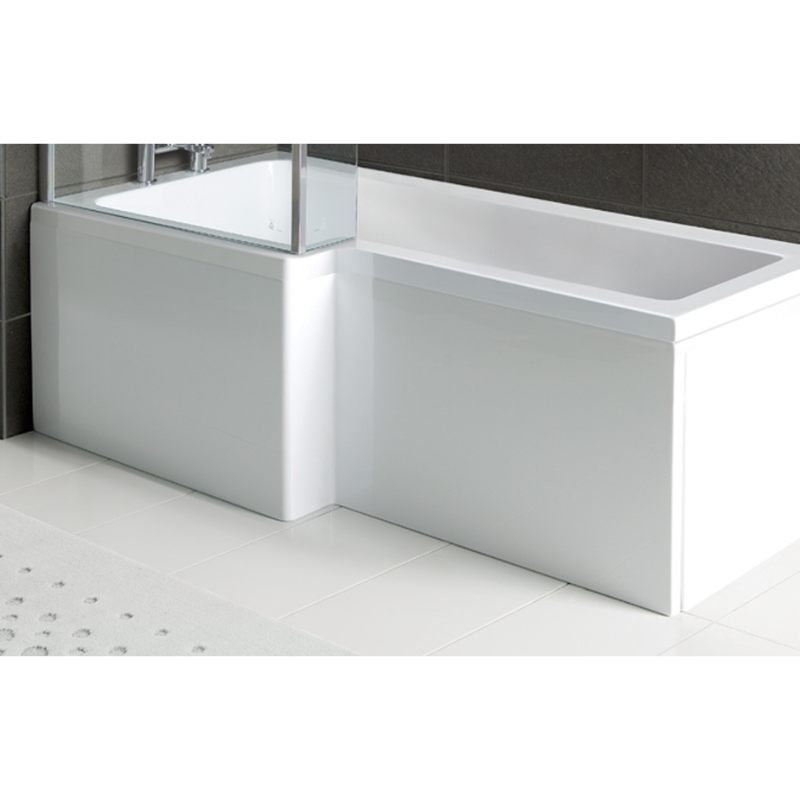 Opulent 1700mm L Shape Front Bath Panel - White (OBC106585)