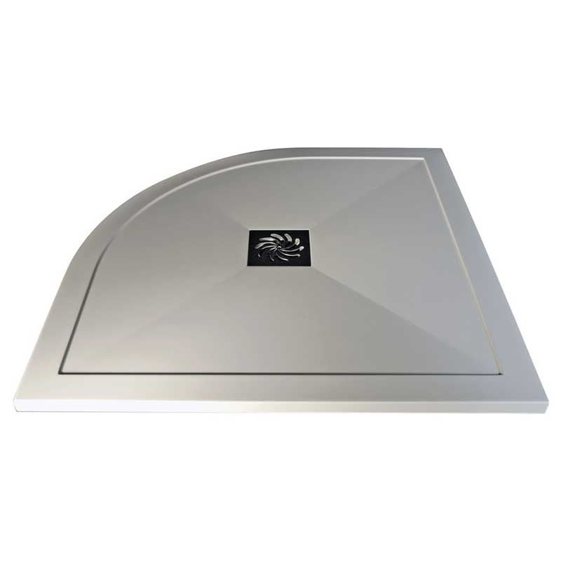 Opulent 25mm Ultra-Slim 1000mm x 800mm Offset Quadrant Tray and Waste - Left Hand (OBC3867)