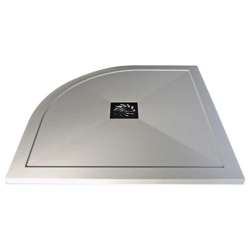 Opulent 25mm Ultra-Slim 900mm x 900mm Quadrant Tray and Waste (OBC3865)