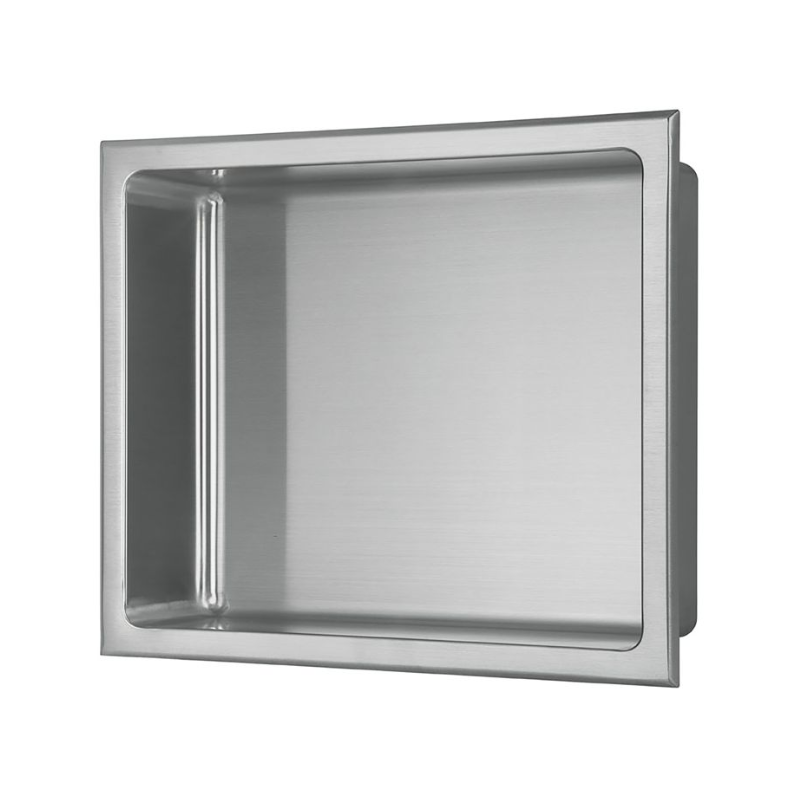 Opulent 305x360mm Bathroom Niche - Stainless Steel (OBC116302)
