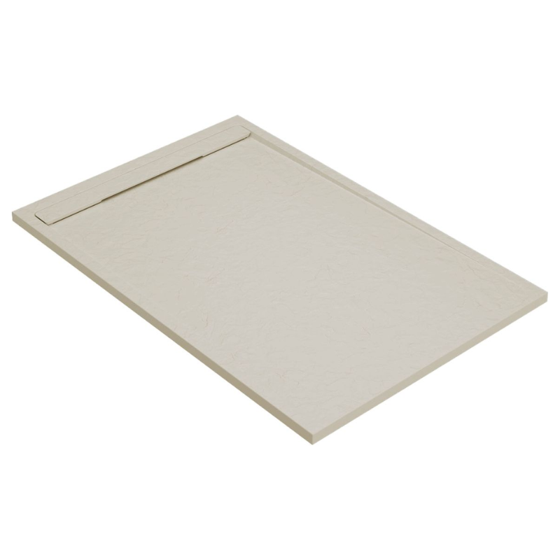 Opulent 30mm Slate 1700x800mm Rectangular Tray and Waste - Latte (OBC116230)