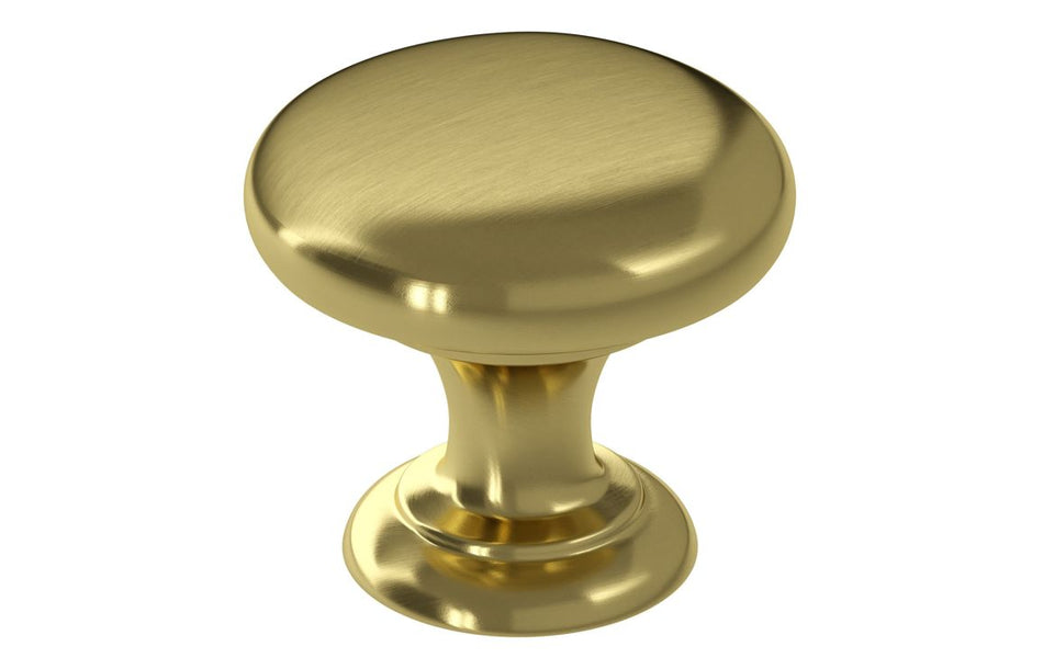 Opulent 38mm Round Knob Handle - Brushed Brass (OBC106212)