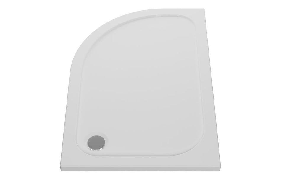 Opulent 45mm Low Profile 1200x800mm Offset Quadrant Tray & Waste - Left Hand (OBC116986)