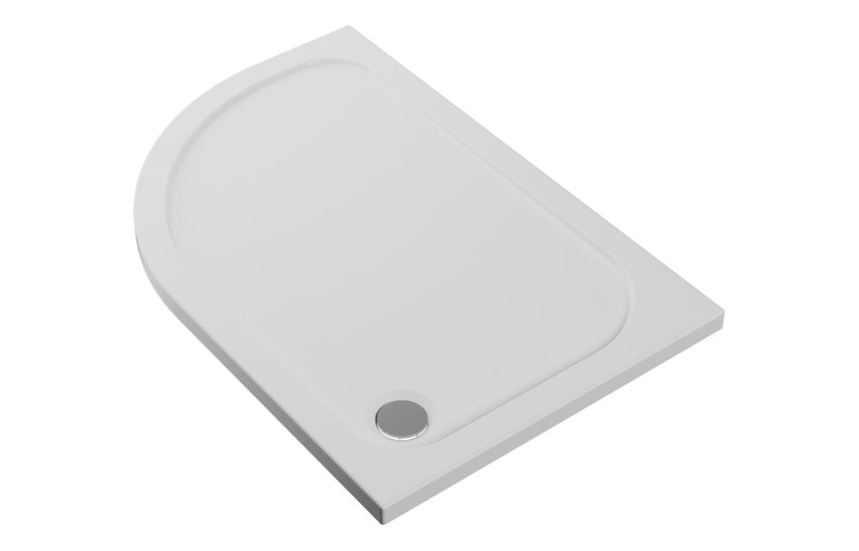 Opulent 45mm Low Profile 1200x800mm Offset Quadrant Tray & Waste - Left Hand (OBC116986)