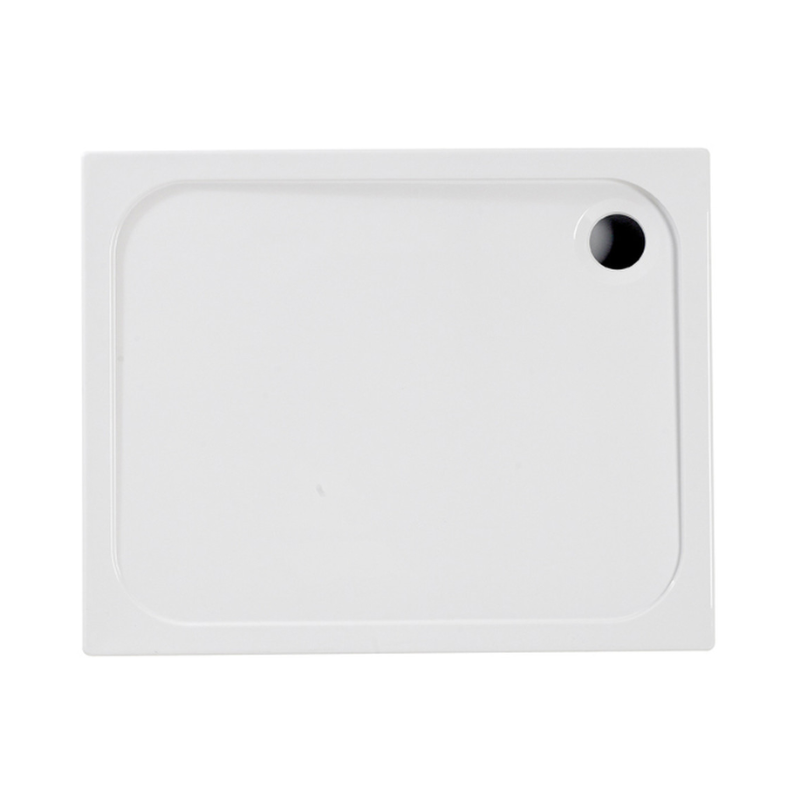 Opulent 45mm Low Profile 1700x760mm Rectangular Tray and Waste - White (OBC111399)