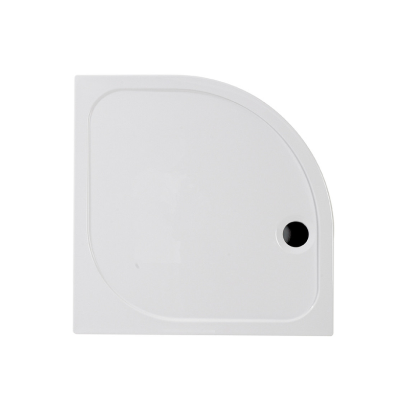 Opulent 45mm Low Profile 900mm Quadrant Tray and Waste - White (OBC104351)