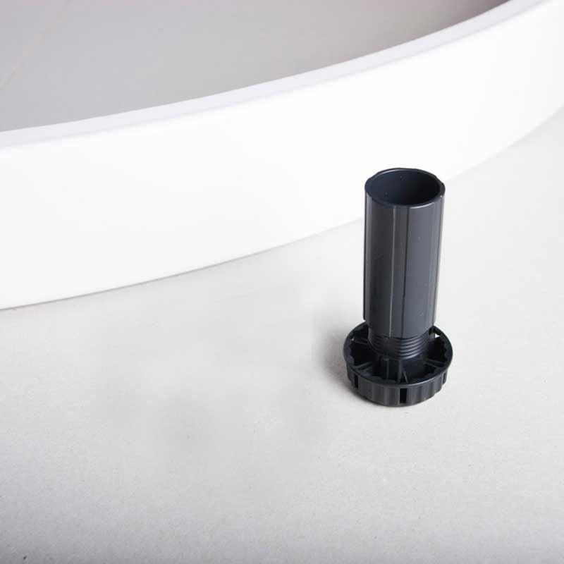 Opulent 45mm Low Profile Square and Rectangular Leg Set 1200mm - White (OBC104358)