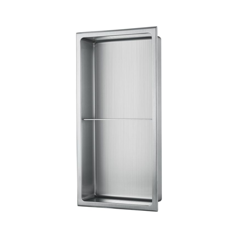 Opulent 610x305mm Bathroom Niche - Stainless Steel (OBC116303)
