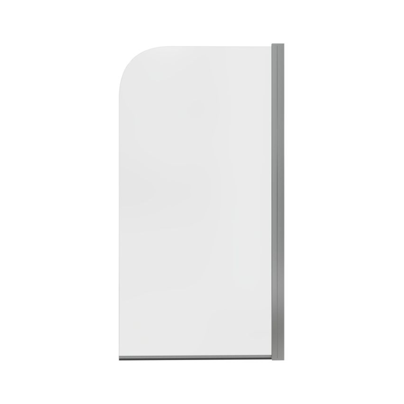 Opulent 800x1500mm Single Curved Bath Screen (6mm) - Chrome (OBC3771)