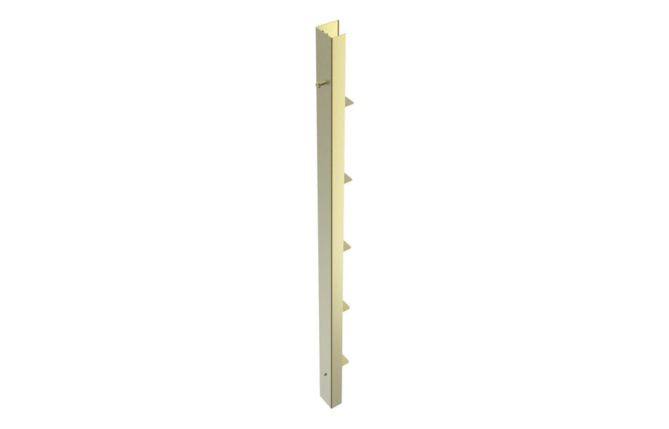 Opulent Alamo 1950mm Wetroom Storage Shelves - Brushed Brass (OBC116974)
