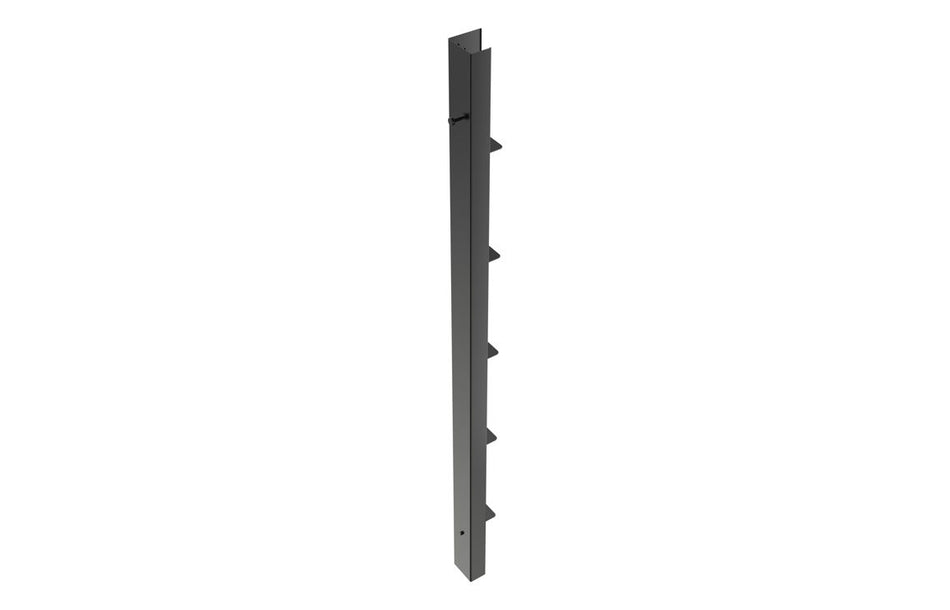 Opulent Alamo 1950mm Wetroom Storage Shelves - Matt Black (OBC116973)