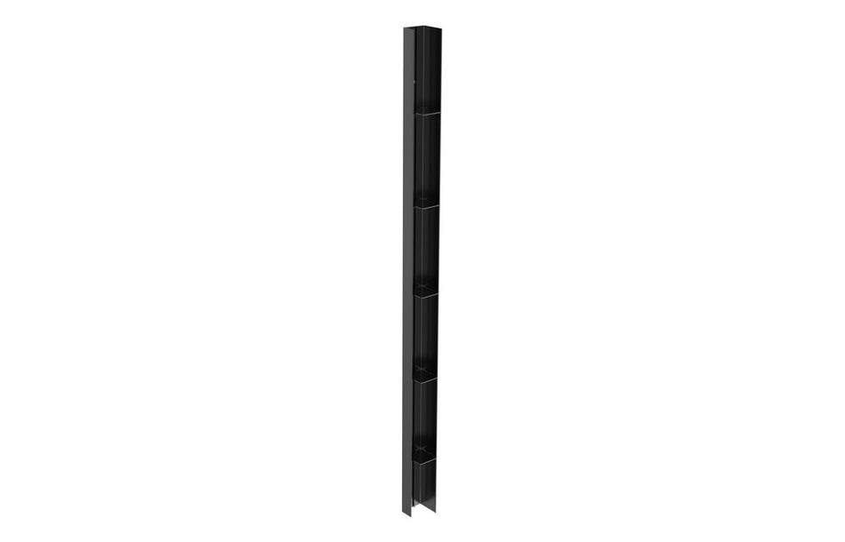 Opulent Alamo 1950mm Wetroom Storage Shelves - Matt Black (OBC116973)