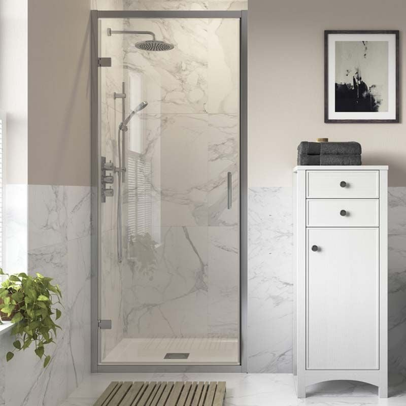 Opulent Alamo 900mm Hinged Door - Chrome (OBC3815)