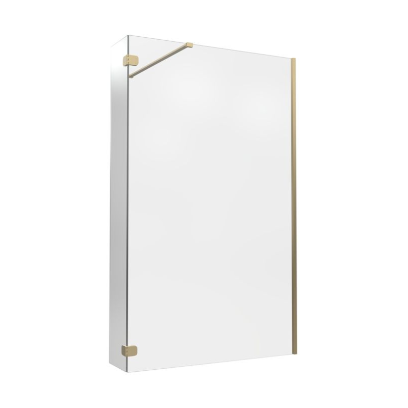 Opulent Alamo Optional 300mm Wetroom Splash Panel - Brushed Brass (OBC107575)