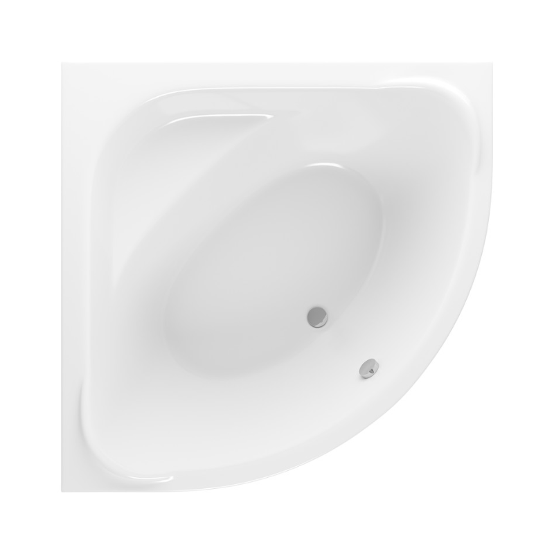 Opulent Amos Standard 1350x1350x620mm Corner Bath with Legs (OBC105677)