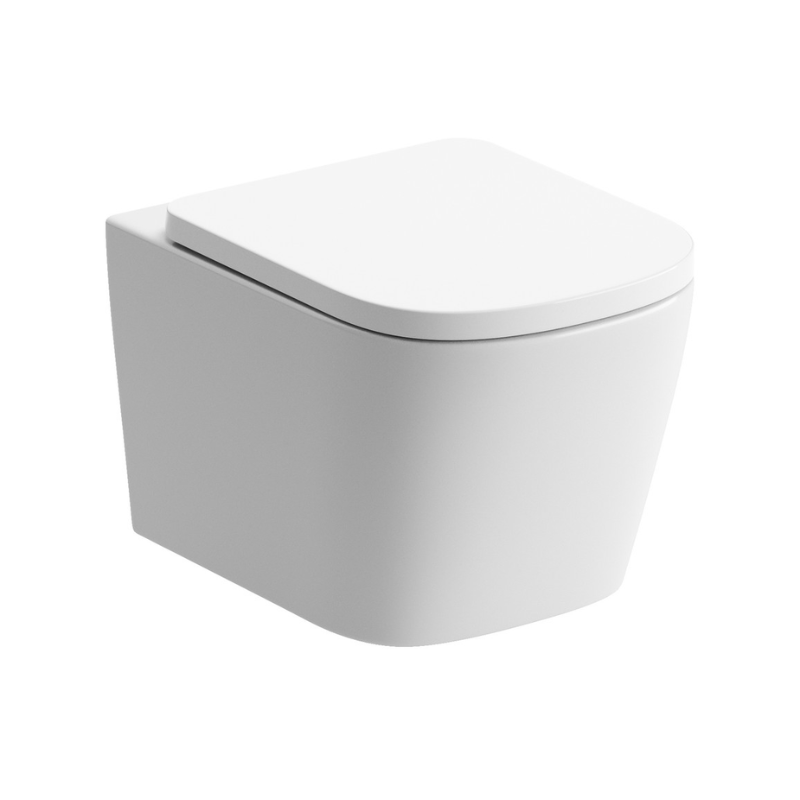 Opulent Andrews Rimless Wall Hung WC and Soft Close Seat (OBC1890)
