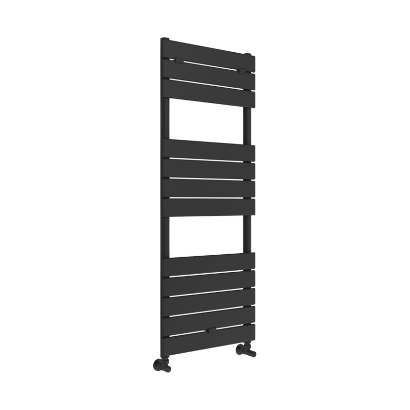 Opulent Aquarius Square Ladder Radiator - 500x1200mm - Black (OBC108551)