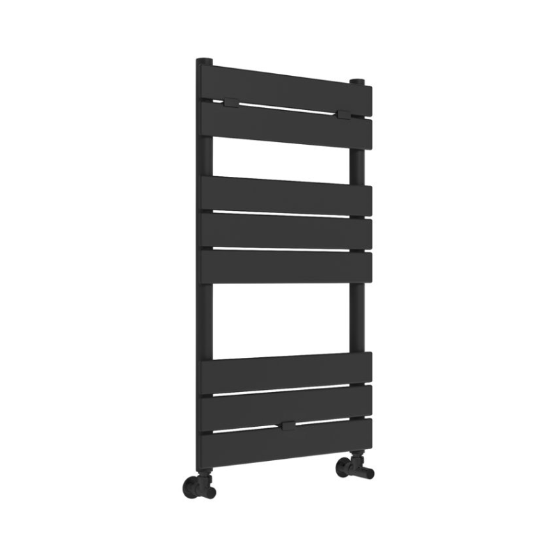 Opulent Aquarius Square Ladder Radiator - 500x840mm - Black (OBC108550)