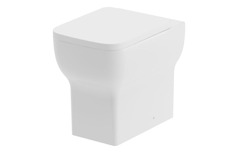 Opulent Arlo Rimless Back To Wall WC & Soft Close Seat (OBC117081)