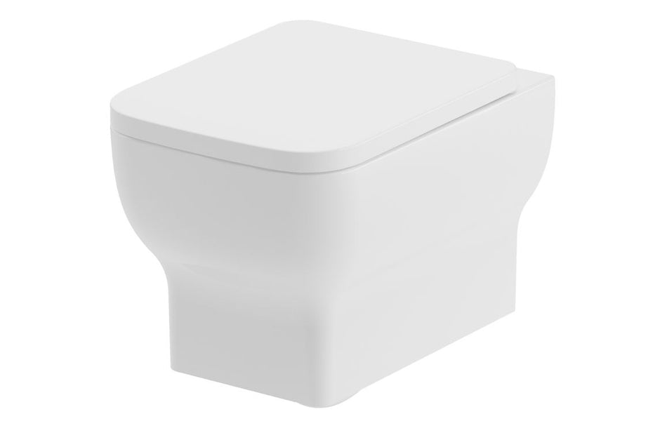 Opulent Arlo Rimless Wall Hung WC & Soft Close Seat (OBC117082)