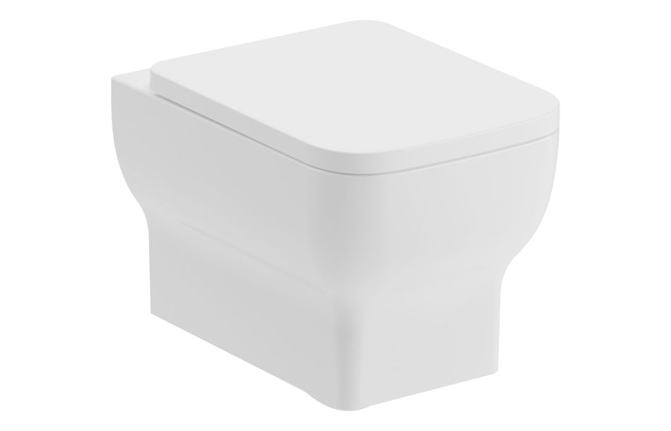Opulent Arlo Rimless Wall Hung WC & Soft Close Seat (OBC117082)
