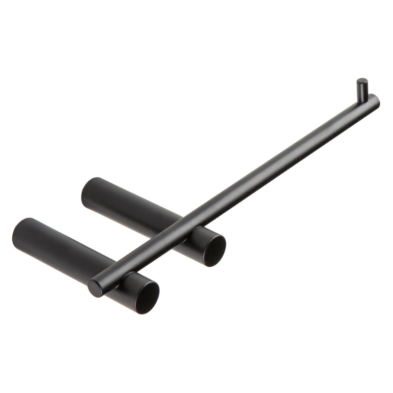 Opulent Blake Toilet Roll Holder - Black (OBC101686)