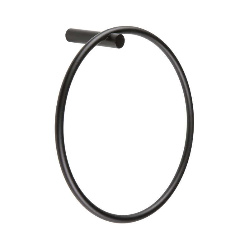 Opulent Blake Towel Ring - Black (OBC101682)