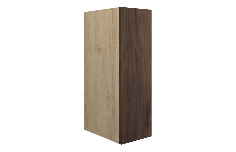 Opulent Boone 200mm Standard Toilet Roll Unit - Warm Walnut / Oak Cabinet (OBC110810)