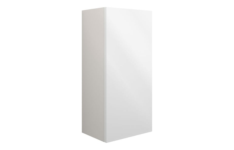 Opulent Boone 300mm Slim Base Unit - White Gloss / Grey Cabinet (OBC110386)