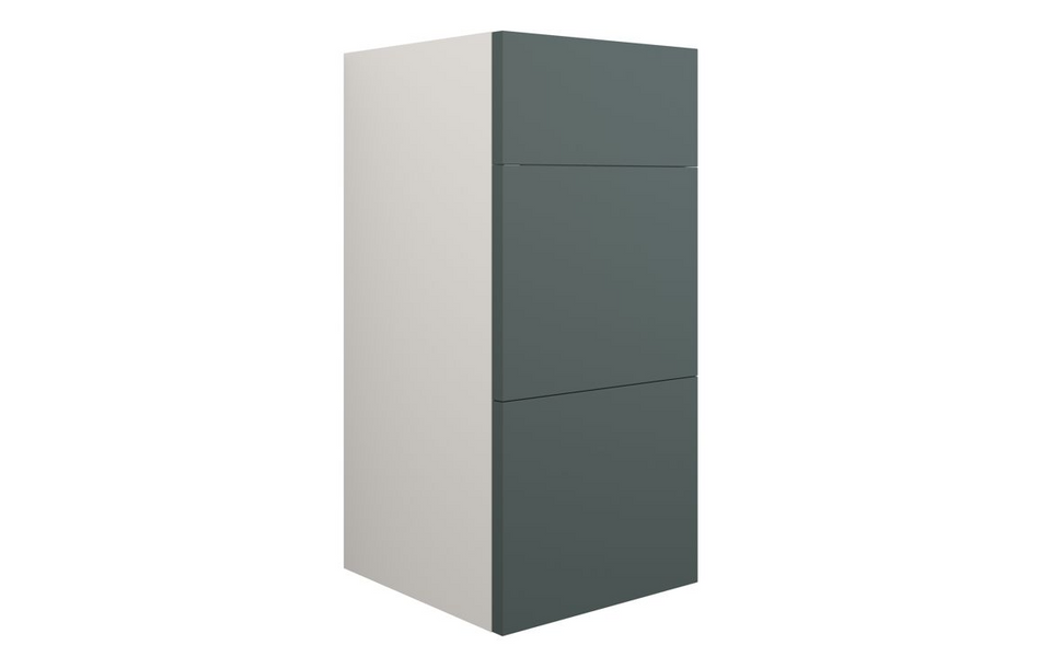 Opulent Boone 300mm Standard 3 Drawer Unit - Matt Green / Grey Cabinet (OBC110747)