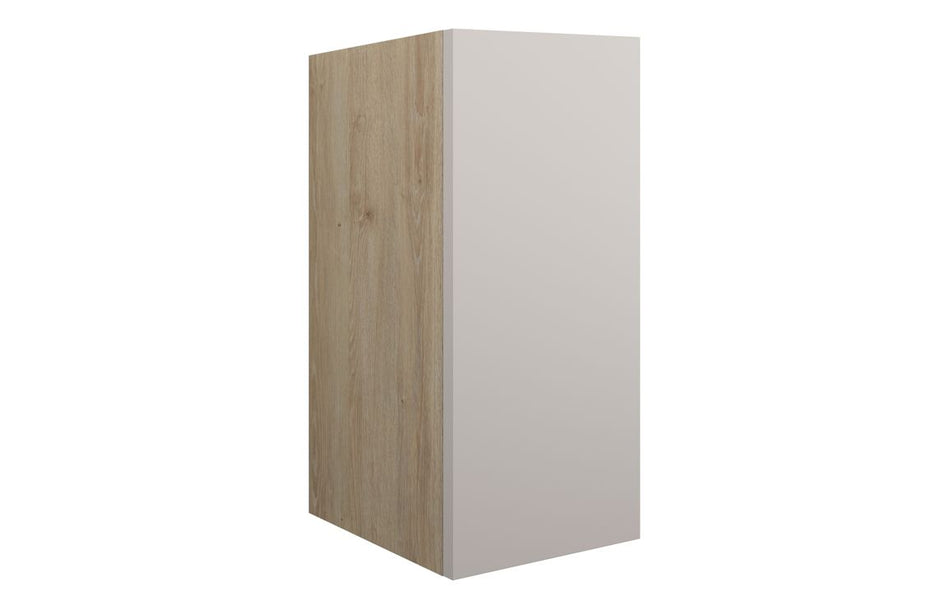Opulent Boone 300mm Standard Base Unit - Matt Dove Grey / Oak Cabinet (OBC110532)