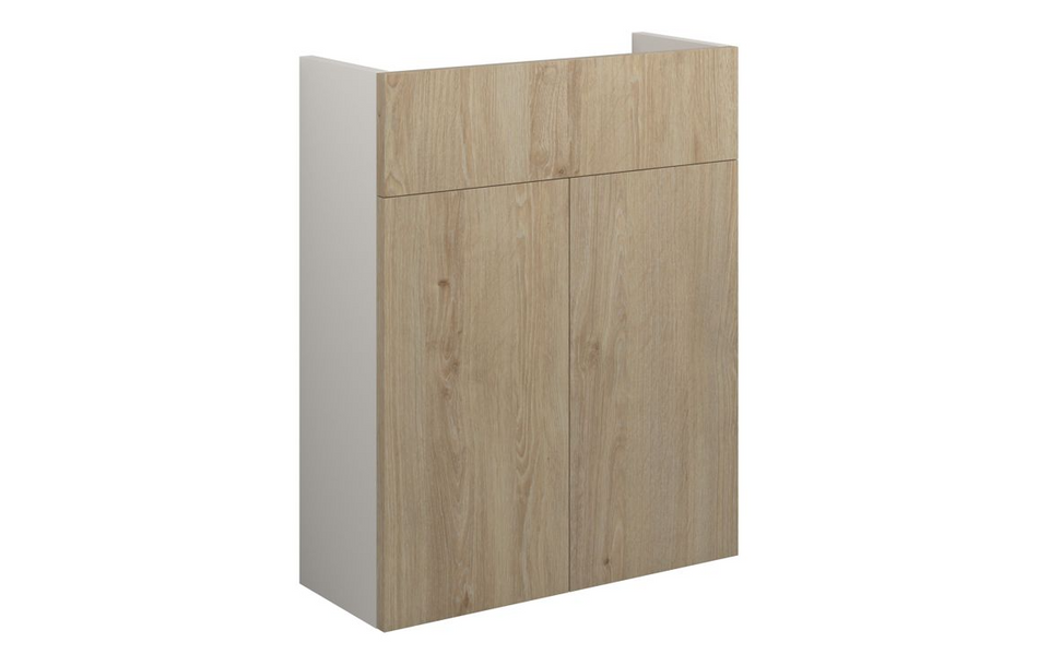 Opulent Boone 500mm Slim Basin Unit - Havana Oak / Grey Cabinet (OBC110611)