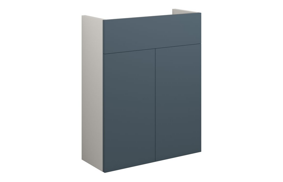 Opulent Boone 500mm Slim Basin Unit - Matt Arley Blue / Grey Cabinet (OBC110895)