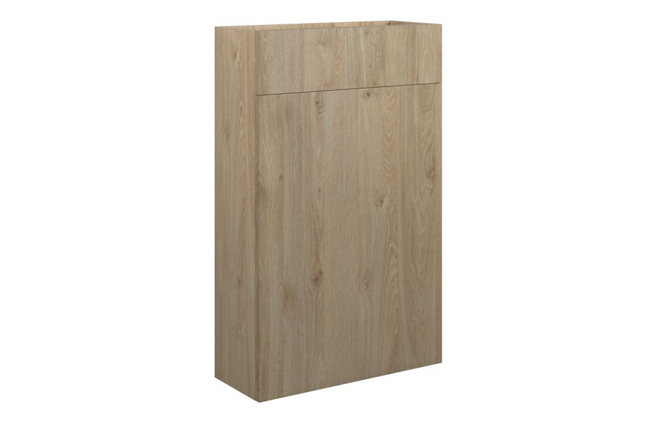Opulent Boone 500mm Slim WC Unit - Havana Oak / Oak Cabinet (OBC110624)