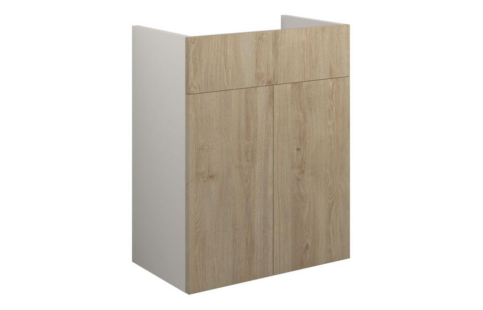 Opulent Boone 500mm Standard Basin Unit - Havana Oak / Grey Cabinet (OBC110614)