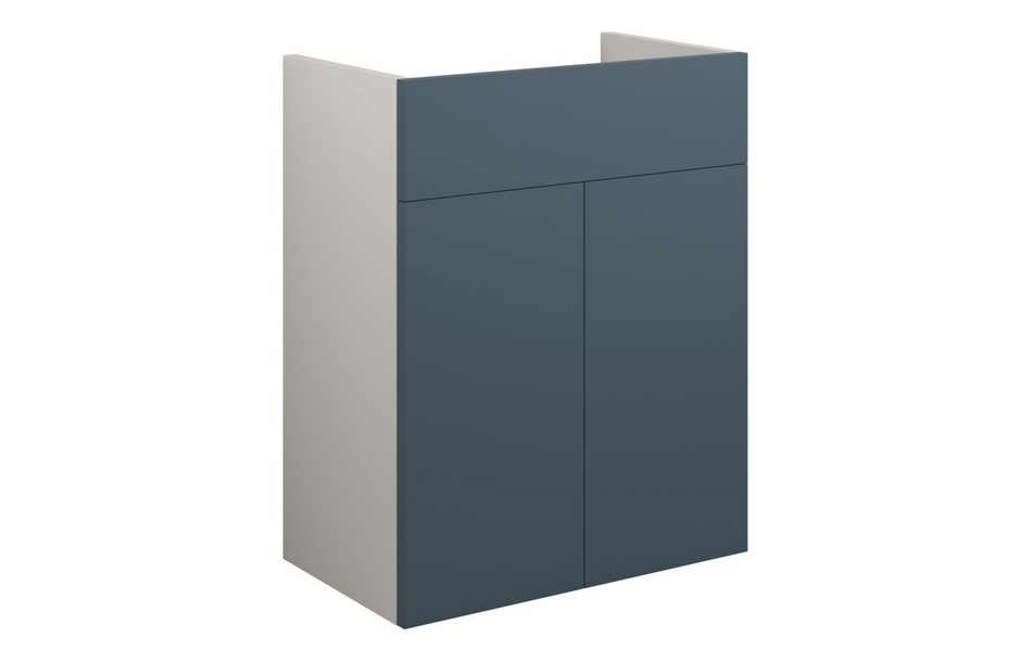 Opulent Boone 500mm Standard Basin Unit - Matt Arley Blue / Grey Cabinet (OBC110898)
