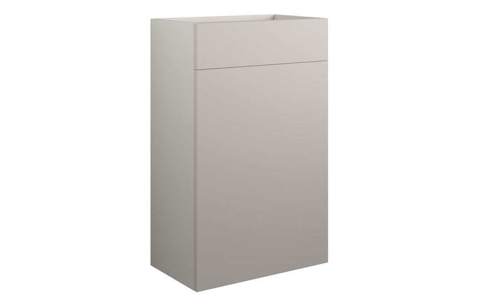 Opulent Boone 500mm Standard WC Unit - Matt Dove Grey / Grey Cabinet (OBC110555)