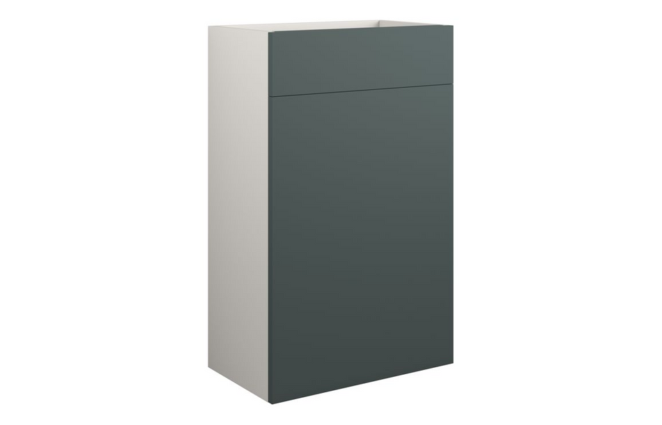 Opulent Boone 500mm Standard WC Unit - Matt Green / Grey Cabinet (OBC110768)
