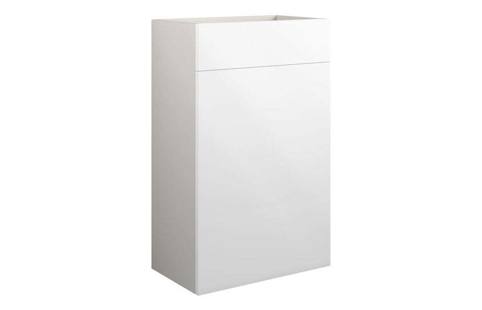 Opulent Boone 500mm Standard WC Unit - White Gloss / Grey Cabinet (OBC110413)