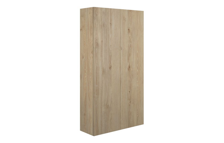 Opulent Boone 600mm Slim 2 Door Storage Unit - Havana Oak / Oak Cabinet (OBC110642)