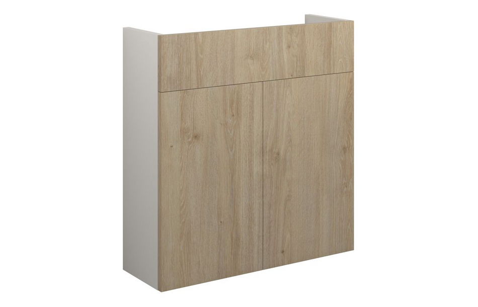 Opulent Boone 600mm Slim Basin Unit - Havana Oak / Grey Cabinet (OBC110617)