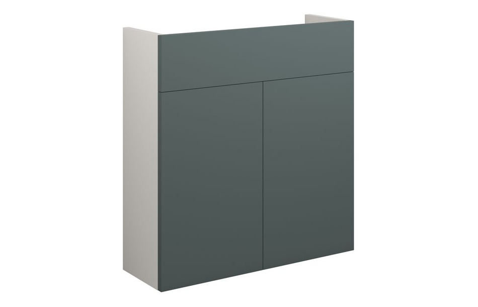Opulent Boone 600mm Slim Basin Unit - Matt Green / Grey Cabinet (OBC110759)