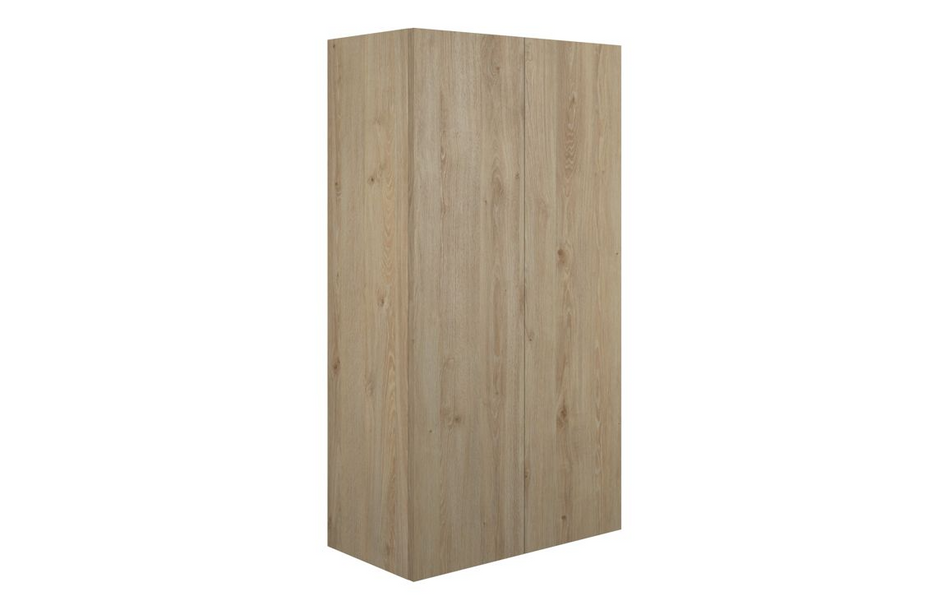 Opulent Boone 600mm Standard 2 Door Storage Unit - Havana Oak / Oak Cabinet (OBC110639)
