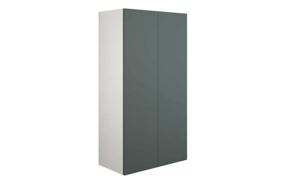 Opulent Boone 600mm Standard 2 Door Storage Unit - Matt Green / Grey Cabinet (OBC110780)