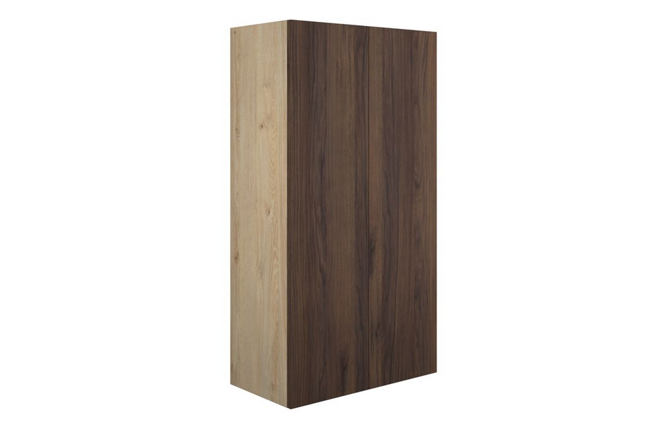 Opulent Boone 600mm Standard 2 Door Storage Unit - Warm Walnut / Oak Cabinet (OBC110852)
