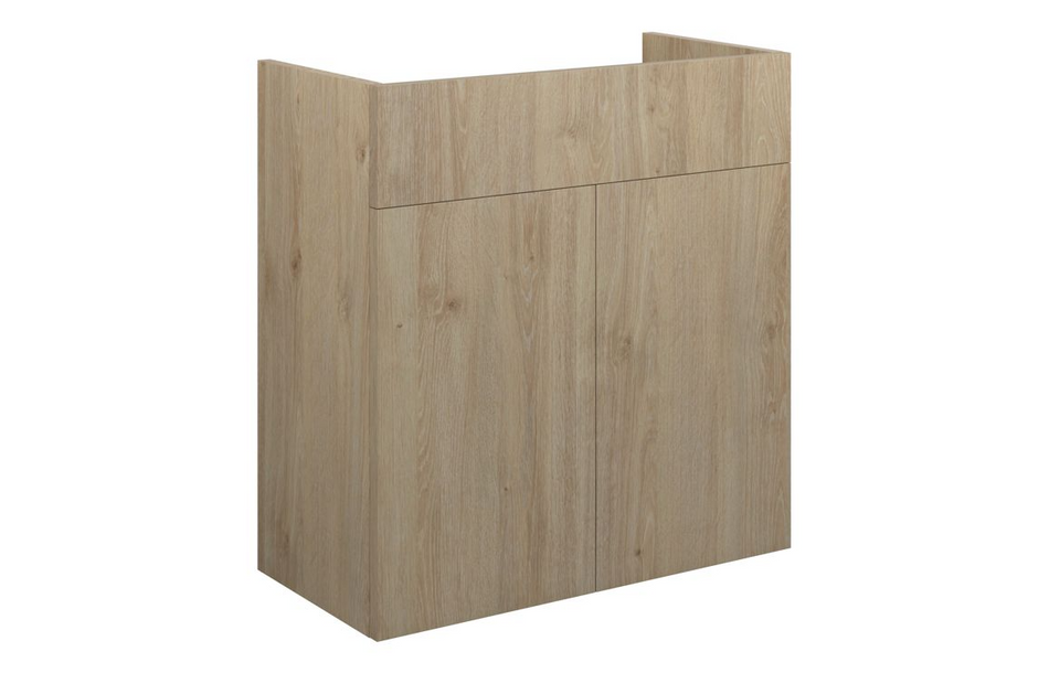Opulent Boone 600mm Standard Basin Unit - Havana Oak / Oak Cabinet (OBC110621)