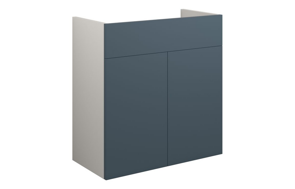 Opulent Boone 600mm Standard Basin Unit - Matt Arley Blue / Grey Cabinet (OBC110904)