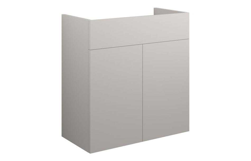 Opulent Boone 600mm Standard Basin Unit - Matt Dove Grey / Grey Cabinet (OBC110549)
