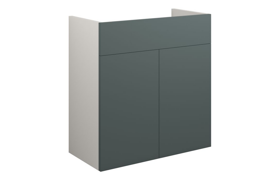Opulent Boone 600mm Standard Basin Unit - Matt Green / Grey Cabinet (OBC110762)