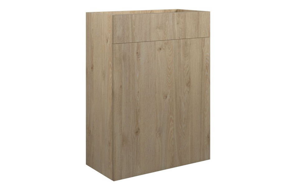 Opulent Boone 600mm Standard WC Unit - Havana Oak / Oak Cabinet (OBC110633)